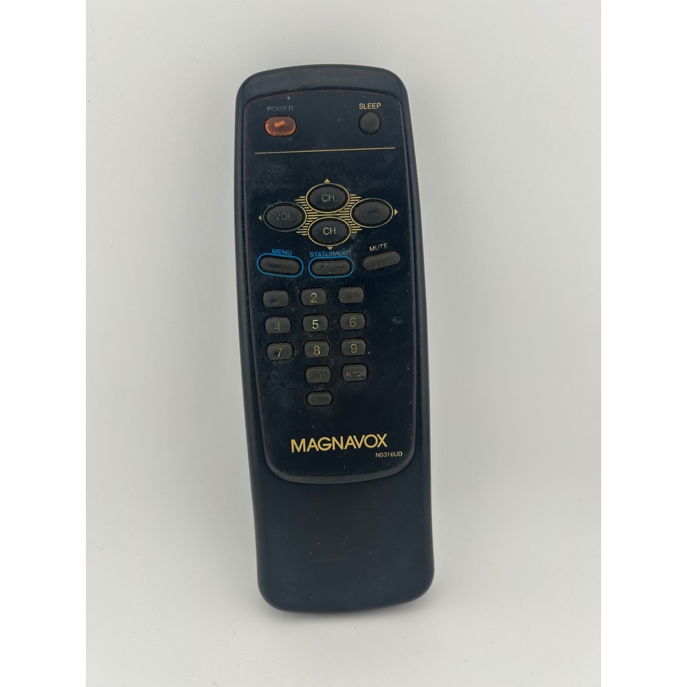 MAGNAVOX N0316UD Remote Control TV VCR‎ DVD Player Black